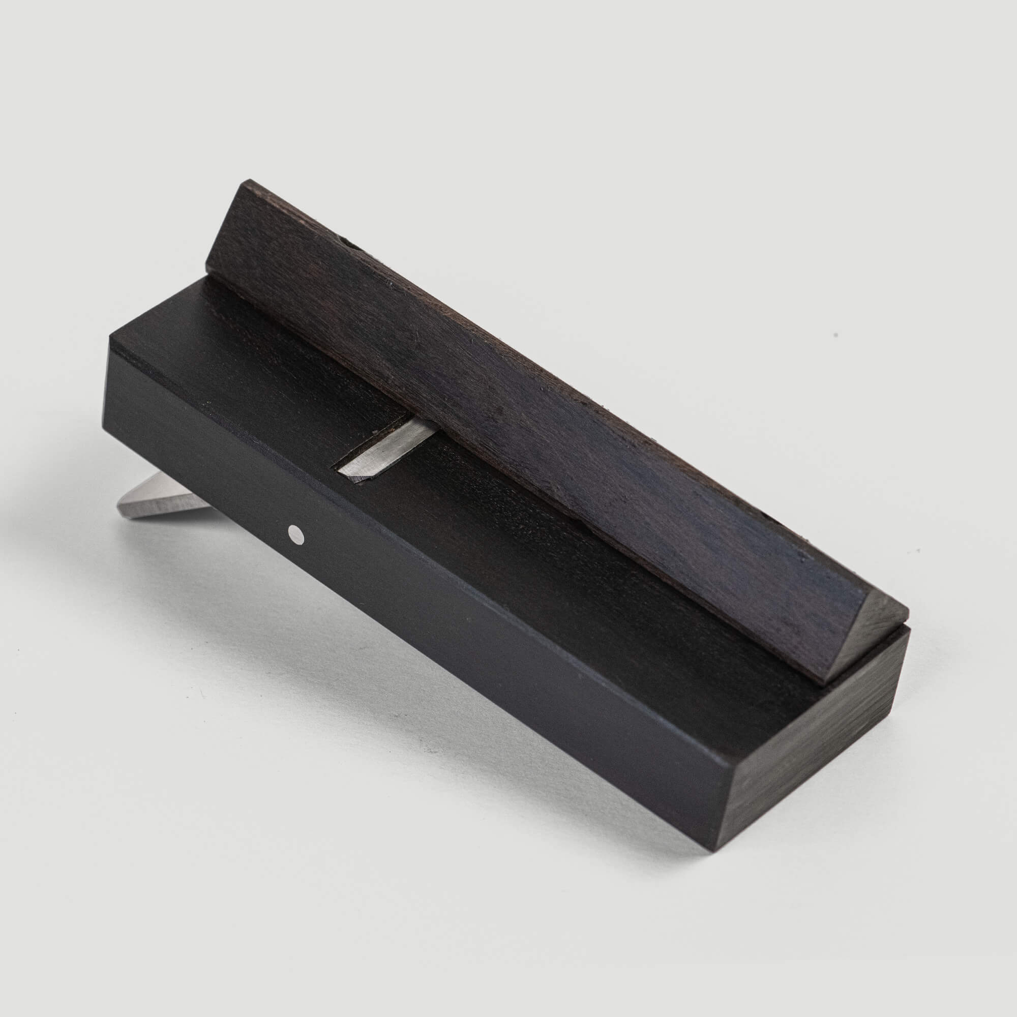 雅庭®黑檀木可调式60度工具手推刨 - 图片 5