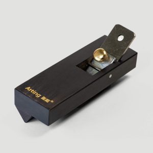 雅庭®黑檀木可调式60度工具手推刨