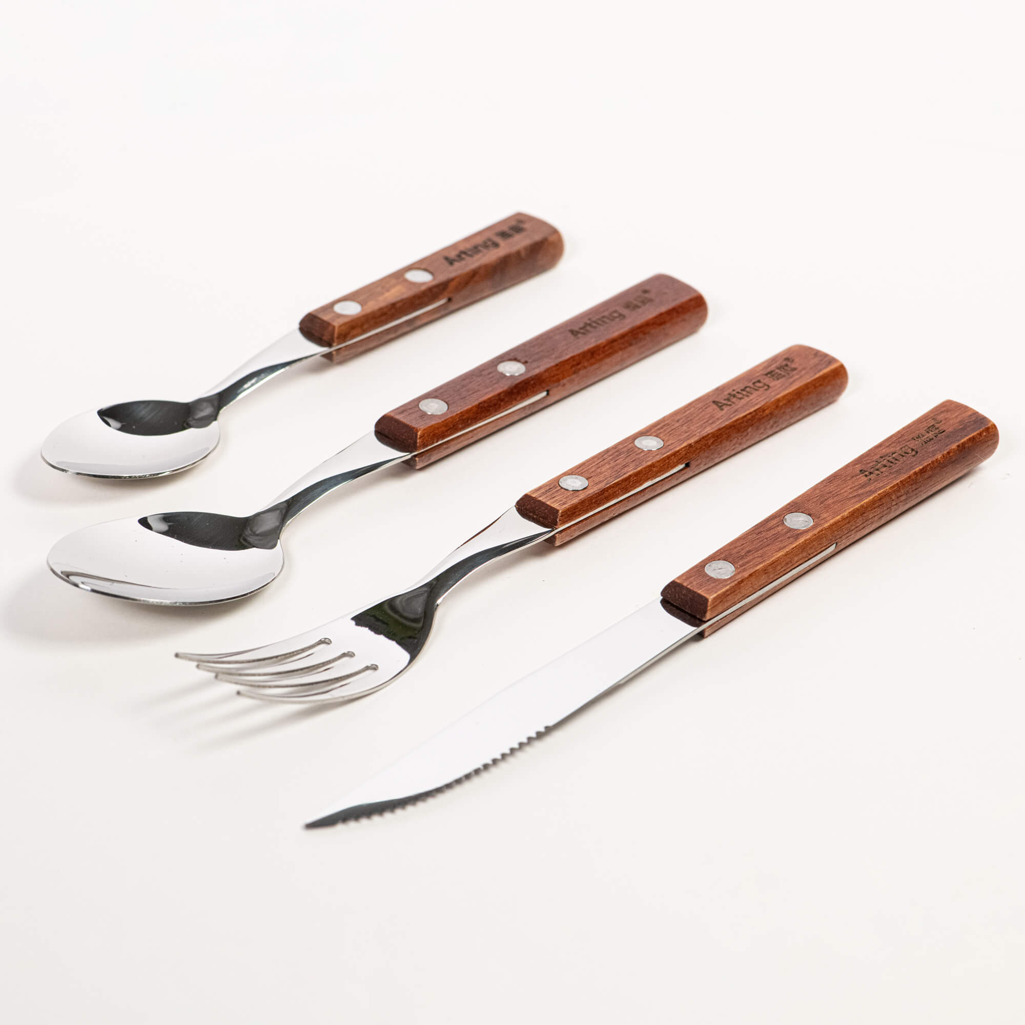 雅庭®精致西式四件套装勺子牛排刀叉