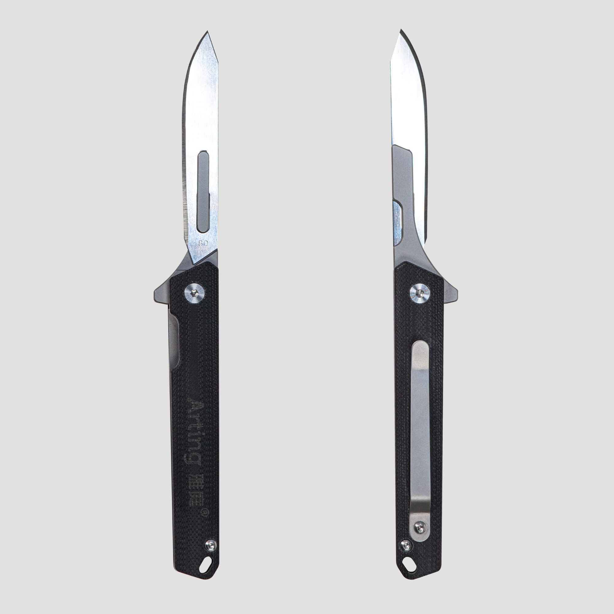 雅庭®碳纤维美工刀便携裁纸刀手术刀 - 图片 6