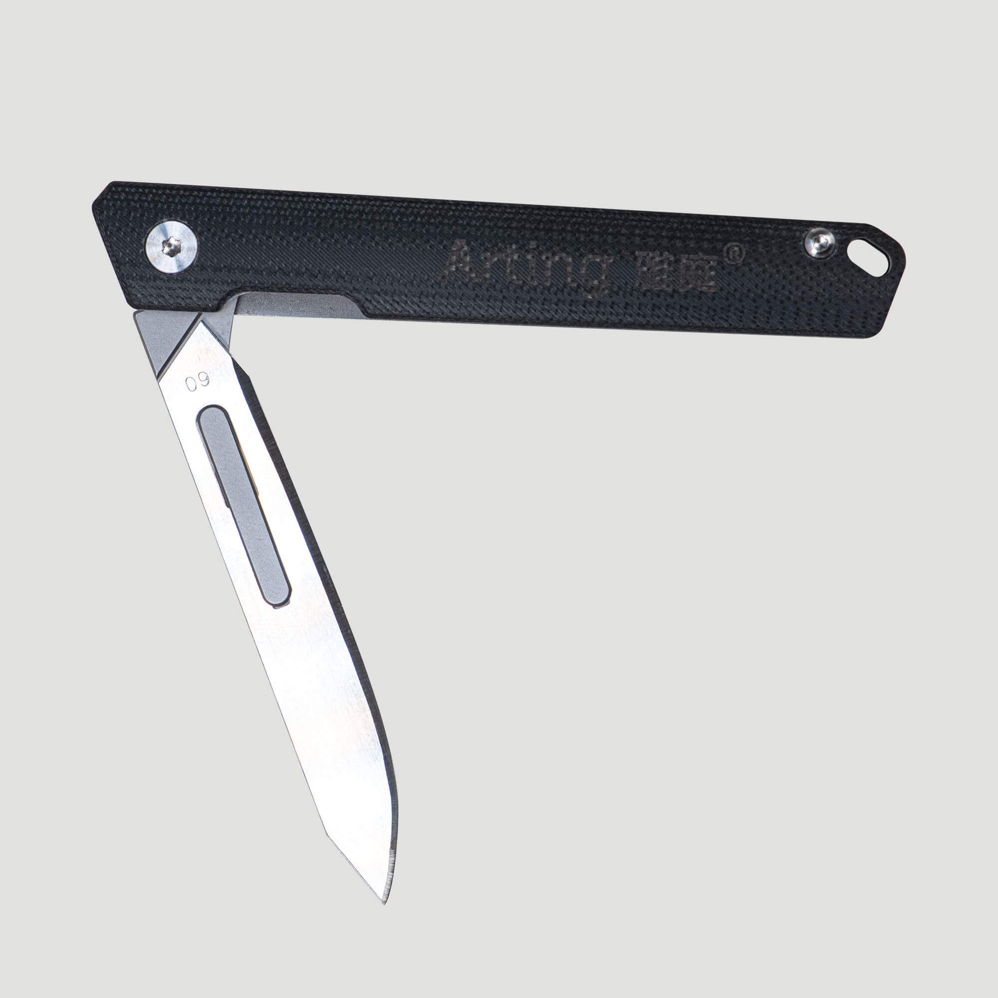 雅庭®碳纤维美工刀便携裁纸刀手术刀 - 图片 3